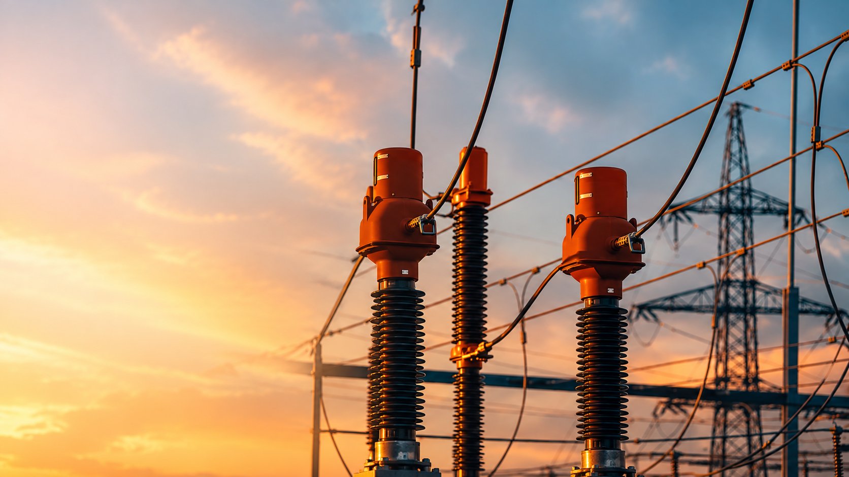 Commercial power equipment with electrical insulators